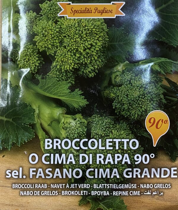 Semi  Di Cima Di Rapa 90° Fasano Cima Grande