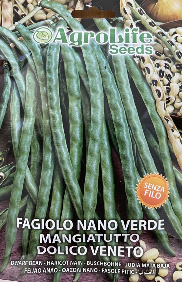 Semi Di Fagiolo Nano Verde Mangiatutto Dolico Veneto